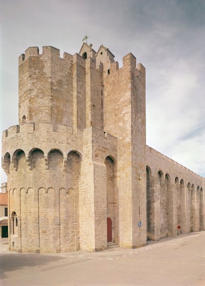 La chiesa di Les Saintes-Maries-de-la-Mer da Unbekannt Unbekannt